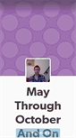 Mobile Screenshot of maythroughoctoberandon.tumblr.com