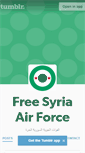 Mobile Screenshot of freesyriaairforce.tumblr.com