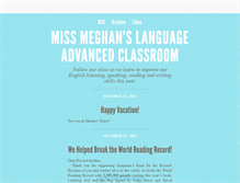 Tablet Screenshot of missmeghansclassroom.tumblr.com