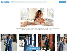 Tablet Screenshot of angelmirandakerr.tumblr.com