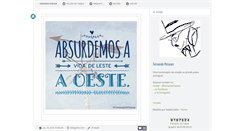 Desktop Screenshot of fernandopessoas.tumblr.com