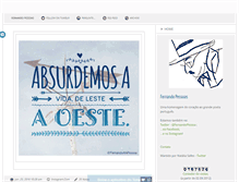Tablet Screenshot of fernandopessoas.tumblr.com