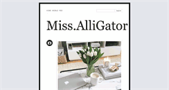 Desktop Screenshot of missalligator.tumblr.com