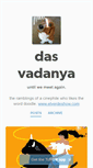 Mobile Screenshot of dasvadanya.tumblr.com