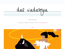 Tablet Screenshot of dasvadanya.tumblr.com
