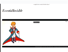Tablet Screenshot of essentialinvisible.tumblr.com