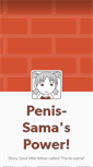 Mobile Screenshot of penis-sama.tumblr.com