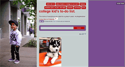 Desktop Screenshot of collegetodolist.tumblr.com