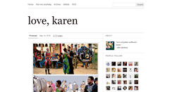 Desktop Screenshot of love-karen.tumblr.com
