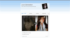 Desktop Screenshot of lovegeneration.tumblr.com