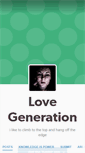 Mobile Screenshot of lovegeneration.tumblr.com