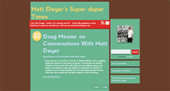 Desktop Screenshot of mattdwyer.tumblr.com