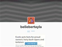 Tablet Screenshot of beliebertayla.tumblr.com