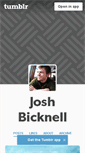 Mobile Screenshot of joshbicknell.tumblr.com