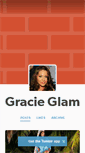 Mobile Screenshot of gracieglam.tumblr.com