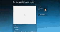 Desktop Screenshot of imgoinouttamymind.tumblr.com