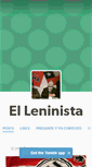 Mobile Screenshot of leninista.tumblr.com