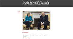 Desktop Screenshot of dariosalvelli.tumblr.com