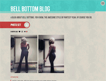 Tablet Screenshot of bellbottomblog.tumblr.com