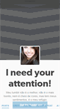Mobile Screenshot of i-need-your-attention.tumblr.com