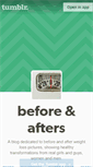 Mobile Screenshot of before-afters.tumblr.com