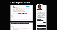 Desktop Screenshot of iamtrayvonmartin.tumblr.com