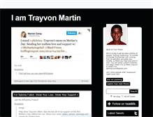 Tablet Screenshot of iamtrayvonmartin.tumblr.com