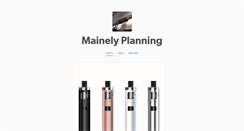 Desktop Screenshot of mainelyplanning.tumblr.com