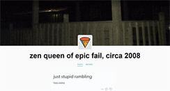 Desktop Screenshot of epicfail.tumblr.com