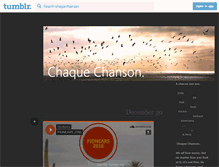 Tablet Screenshot of chaquechanson.tumblr.com