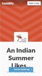 Mobile Screenshot of anindiansummerlikes.tumblr.com