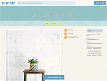 Tablet Screenshot of anindiansummerlikes.tumblr.com