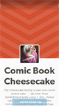 Mobile Screenshot of comicbookcheesecake.tumblr.com
