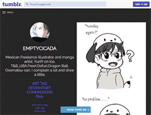 Tablet Screenshot of emptycicada.tumblr.com