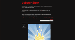 Desktop Screenshot of lobsterstew.tumblr.com