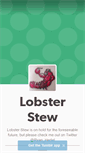 Mobile Screenshot of lobsterstew.tumblr.com