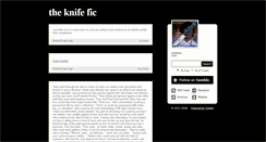 Desktop Screenshot of knifefic.tumblr.com