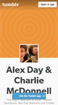 Mobile Screenshot of alexandcharlie.tumblr.com