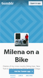Mobile Screenshot of milenaonabike.tumblr.com