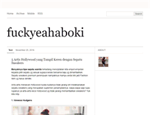 Tablet Screenshot of fuckyeahaboki.tumblr.com