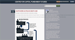Desktop Screenshot of capitalpunishmentstudies.tumblr.com