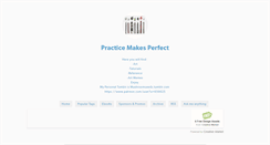 Desktop Screenshot of ibelievepracticemakesperfect.tumblr.com