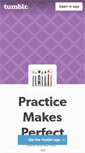 Mobile Screenshot of ibelievepracticemakesperfect.tumblr.com