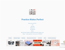 Tablet Screenshot of ibelievepracticemakesperfect.tumblr.com