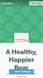 Mobile Screenshot of healthyhappierbear.tumblr.com