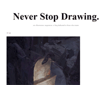 Tablet Screenshot of neverstopdrawing.tumblr.com