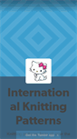 Mobile Screenshot of internationalknittingpatterns.tumblr.com