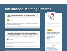 Tablet Screenshot of internationalknittingpatterns.tumblr.com