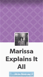 Mobile Screenshot of marissaexplains.tumblr.com