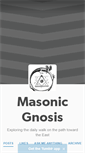 Mobile Screenshot of masonicgnosis.tumblr.com